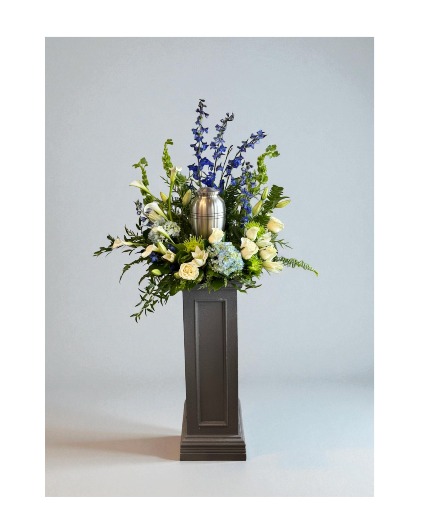 Loving Memory Blooms Urn Arrangement
