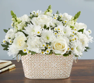 Loving Remembrance Bouquet™ All White 