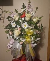 Loving Remembrance Spray Sympathy Standing Spray