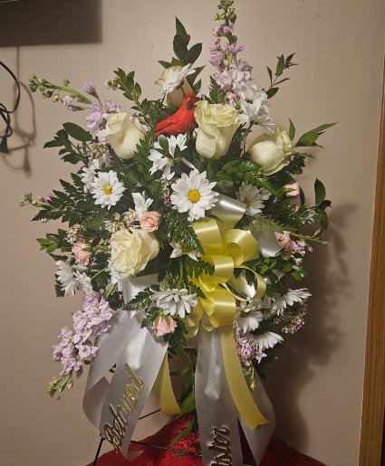 Loving Remembrance Spray Sympathy Standing Spray