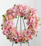 Loving Remembrance Wreath Standing Spray