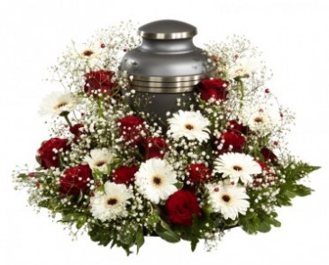 LOVING SEND OFF Encircling Urn Arrangement