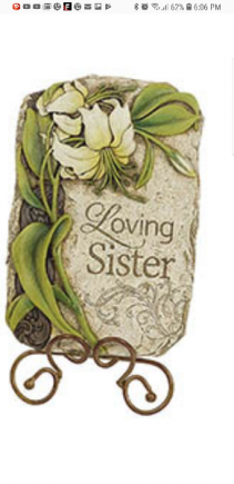 Loving Sister plaque 