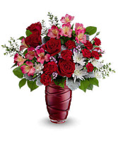 Loving Swirls Bouquet DX Valentines Day in Windham, Maine | Blossoms of Windham