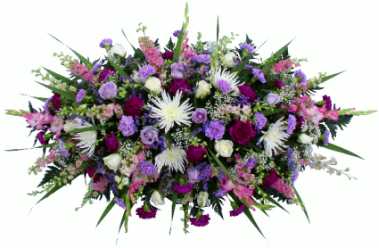 Loving thoughts forever   Casket Flowers