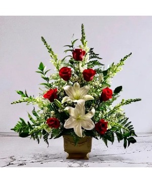 Loving Tribute Fresh Arrangement