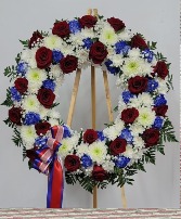Loving Tribute Wreath Funeral Flowers