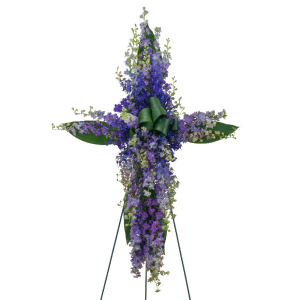 Lovingly Lavender Cross Standing Cross