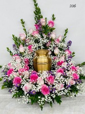 LOVINGLY PINKS  URN SURROUND 