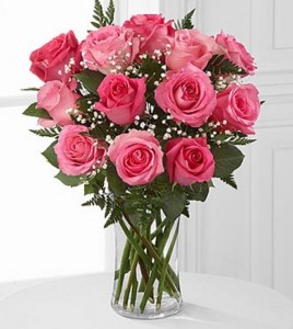 Lovely Pink Roses Fresh Arrangement in Newmarket, ON | FLOWERS 'N THINGS FLOWER & GIFT SHOP