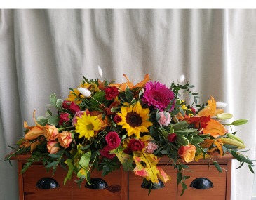 Thanksgiving Blessings Centerpiece FLOWER ARRANGEMENT in Hampstead, NC | Surf City Florist