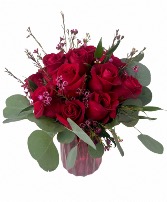 Lush Red Dozen Roses Valentine's Day