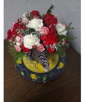 low profile cube vased