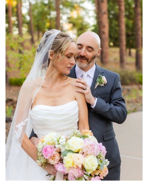 Lowell Observatory Pastelegance Bridal Bouquet 