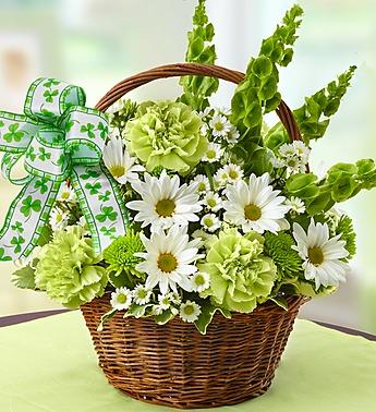 Luck of the Irish Basket Arrangement Spring