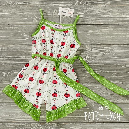 Lucky Lady Bug Jumpsuit Boutique