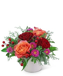 Luminous Winter Flower Arrangement