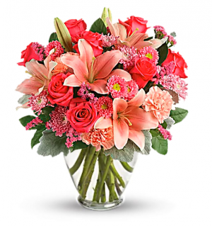 Luscious Blush Arrangement in Riverside, CA | RIVERSIDE BOUQUET FLORIST Luscious Blush Arrangement in Riverside, CA | RIVERSIDE BOUQUET FLORIST