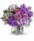 Luscious Lavender Cube arrangement 