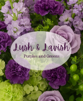 Lush and Lavish Purples and Greens 