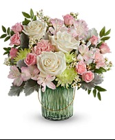 Lush Garden Bouquet florals may very based on availability