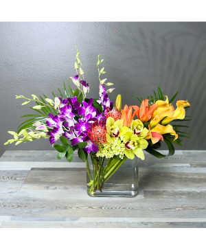 Lush Lagoon  Vase Arrangement