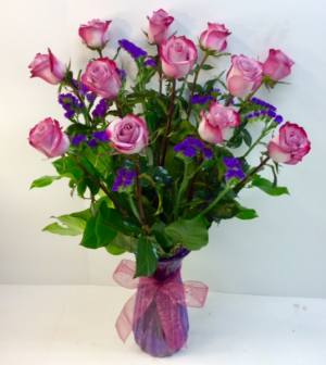 Lush Lavender Rose Arrangement 