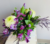 lush lavender Vase Arrangement 