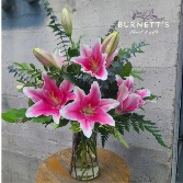 Lush Lily  Vase Arrangement