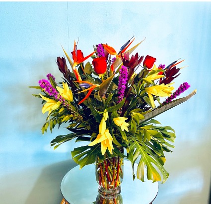 Lush Tropics Vase Arrangement