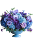Luxe Blue Dreamscape  