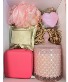 Luxe Pink Pamper Box Gift Basket