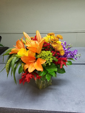 Luxurious Fall Vase arrangement