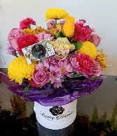 Luxury Blossom Colorful Box Floral Arrangement