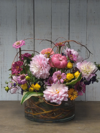 Dahlias and Peonies Custom