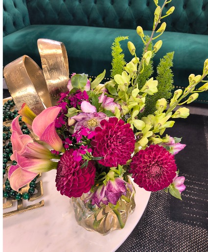 Luxury Designer Blooms Vase Arrangement