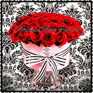 Luxury Flower Box, LARGE Over 40 roses * Red roses (or any color Rose can be put in these boxes)