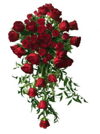 Luxury Red Roses Bouquet Bride's Bouquet Starts at in Miami, FL | FLOWERTOPIA Luxury Red Roses Bouquet Bride's Bouquet Starts at in Miami, FL | FLOWERTOPIA