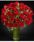 Luxury Rose Bouquet 48 stems Rose Vase