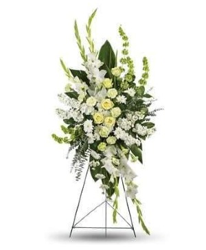 Luxury standing spray Funeral arrangement