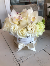 Lovely Whites Flower Box  Assorted Flowers