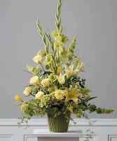 Mache In Yellow Sympathy Arrangement