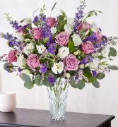 Mad Love in Lavender  Mixed Floral Arrangement in Edgewood, Texas | Angelic Garden Florist