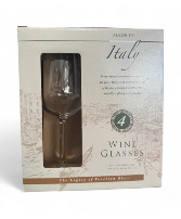 Made in Italy – Set of 4 Wine Glasses Gift Item