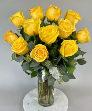 Madelyn Yellow rose arrangement
