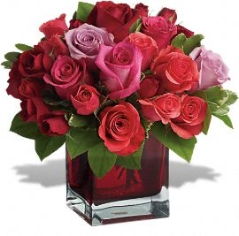 Madly in Love with YOU! Fresh Rose Arrangement