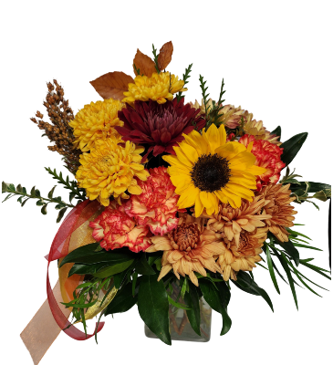 Madrid - Fall Vase arrangement in Invermere, BC | INSPIRE FLORAL BOUTIQUE