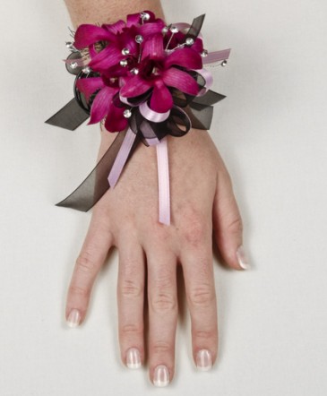 MAGENTA ORCHID Corsage in Coral Springs, FL | DARBY'S FLORIST