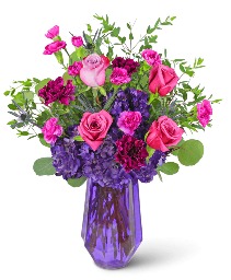 Magenta Whimsy Bouquet Flower Arrangement
