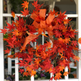 Magic Maple Silk Floral Wreath